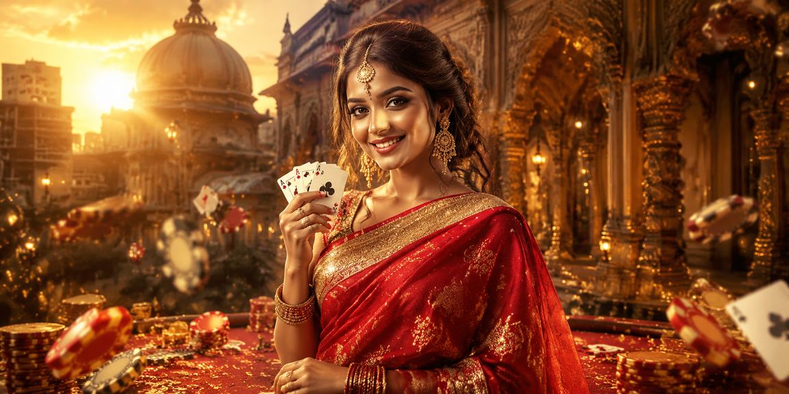 A poker game scene with saree-clad players in Narayanganj
